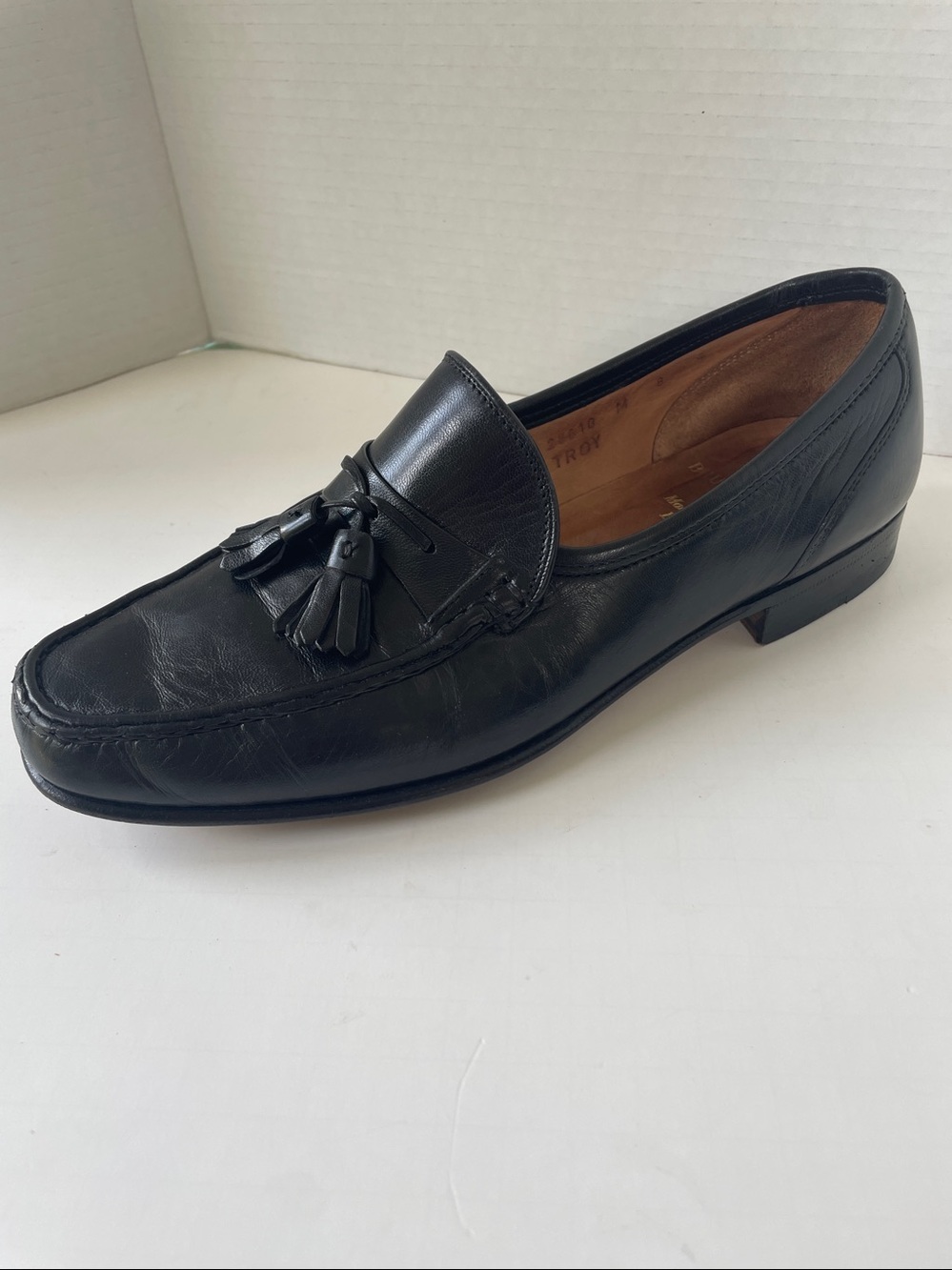 Bruno Magli Black Tassel Loafers 8